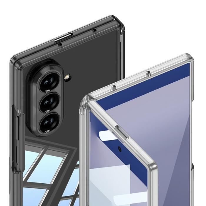 GKK - GKK Samsung Galaxy Z Fold7 Fodral Magnetisk Hinge - Svart