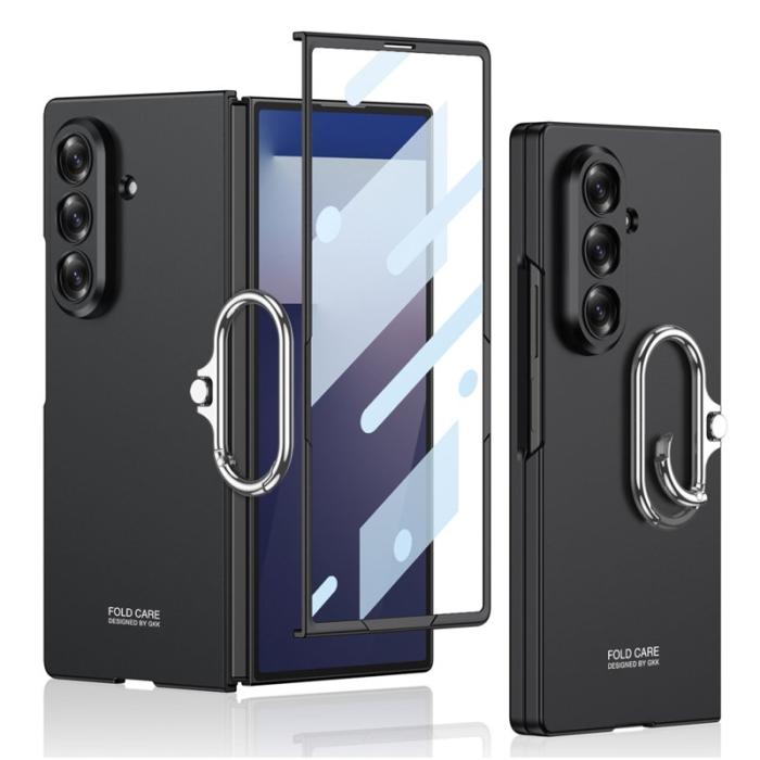 GKK - GKK Samsung Galaxy Z Fold7 Fodral Oval Kickstand - Svart