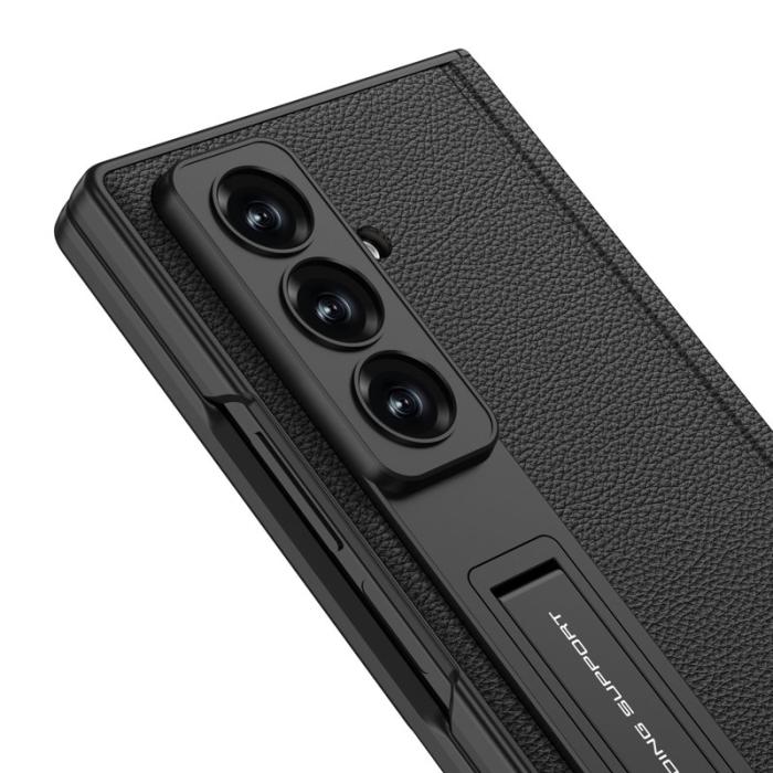 GKK - GKK Samsung Galaxy Z Fold7 Fodral - PC + Tempered Glass - Blå