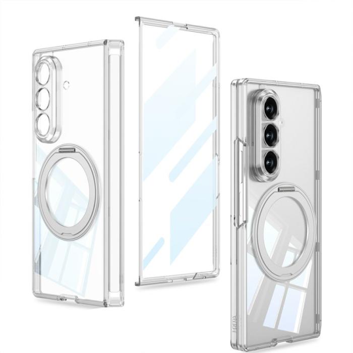 GKK - GKK Samsung Galaxy Z Fold7 Fodral - PC Transparent - Vit