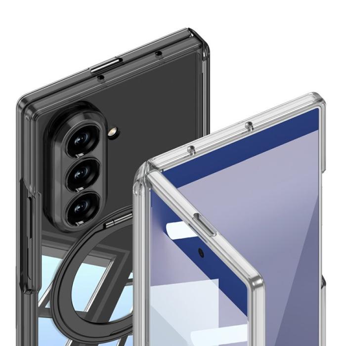 GKK - GKK Samsung Galaxy Z Fold7 Fodral - PC Transparent - Vit