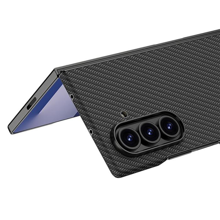 GKK - GKK Samsung Galaxy Z Fold7 Fodral KonstLäder - Blå