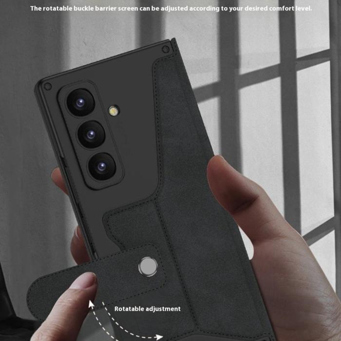 GKK - GKK Samsung Galaxy Z Fold7 Fodral PU PC - Svart