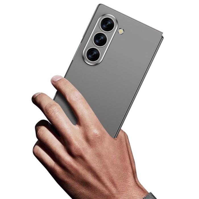 GKK - GKK Samsung Galaxy Z Fold7 Fodral Shockproof Hard PC - Grå