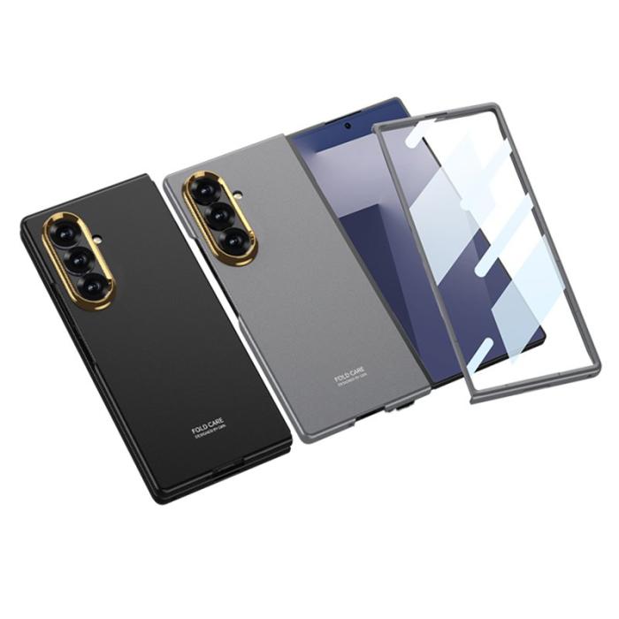 GKK - GKK Samsung Galaxy Z Fold7 Fodral Shockproof PC - Grå
