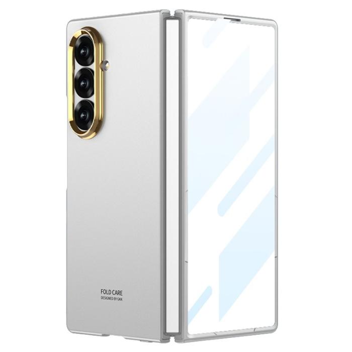 GKK - GKK Samsung Galaxy Z Fold7 Fodral Shockproof PC - Silver