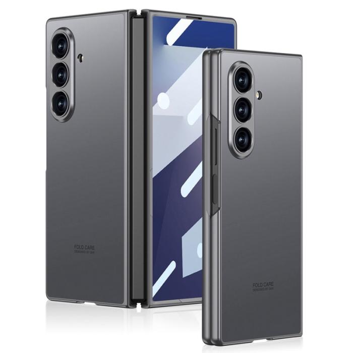 GKK - GKK Samsung Galaxy Z Fold7 Fodral Skin Touch PC - Grå