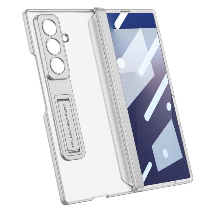 GKK - GKK Samsung Galaxy Z Fold7 Fodral - Skin Touch PC - Silver