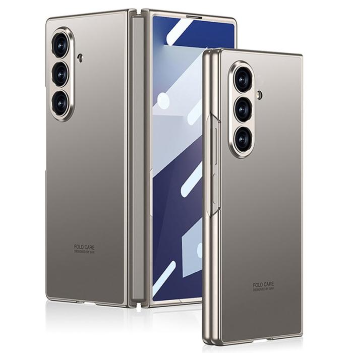 GKK - GKK Samsung Galaxy Z Fold7 Fodral Skin Touch PC - Grå