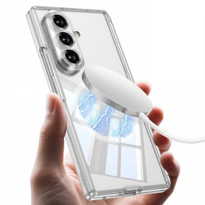 GKK - GKK Samsung Galaxy Z Fold7 Fodral - Transparent PC - Vit