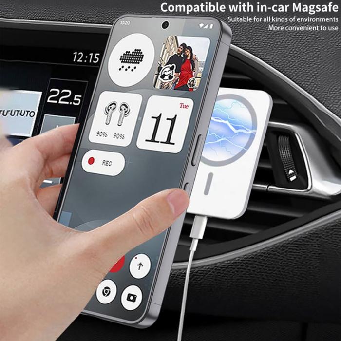 GKK - GKK Shield Series Nothing Phone (3a) Fodral Hård PC - Grå