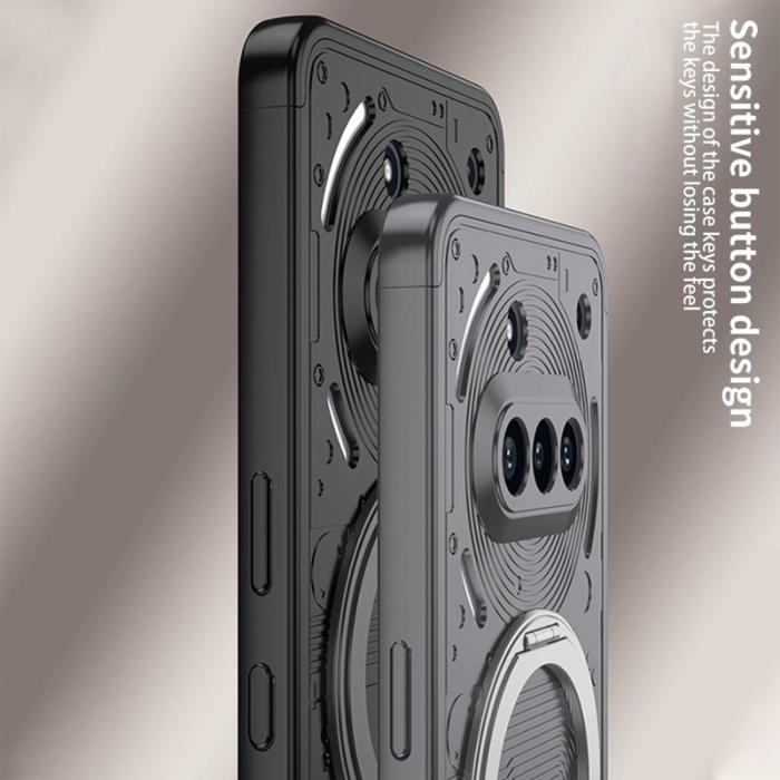 GKK - GKK Shield Series Nothing Phone (3a) Fodral Hård PC - Grå