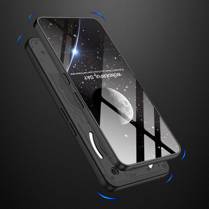 GKK - GKK Shield Series Nothing Phone (3a) Fodral - Hård PC - Svart