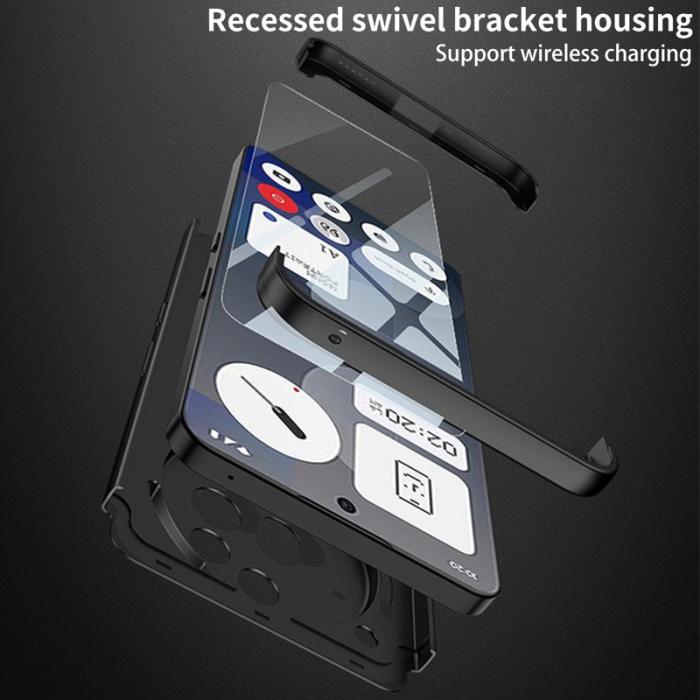 GKK - GKK Shield Series Nothing Phone (3a) Pro Fodral - Hård PC - Svart