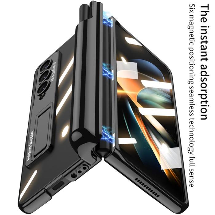 GKK - GKK Shockproof Fodral för Samsung Galaxy Z Fold4 - Hård PC - Svart