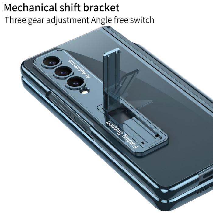 GKK - GKK Shockproof Kickstand Fodral Samsung Galaxy Z Fold4 - Grå