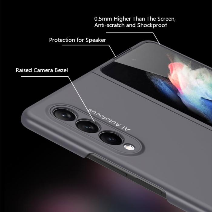 GKK - GKK Ultra Slim Skyddande Fodral för Samsung Galaxy Z Fold3 - Svart