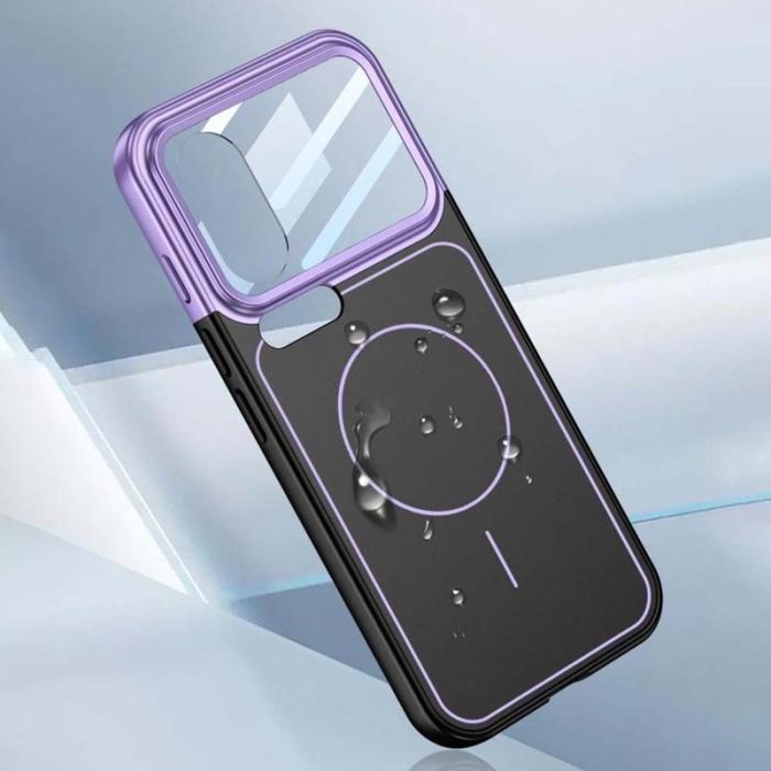 GKK - GKK Xiaomi 17 Pro Fodral - Äkta läder - Silver - Svart