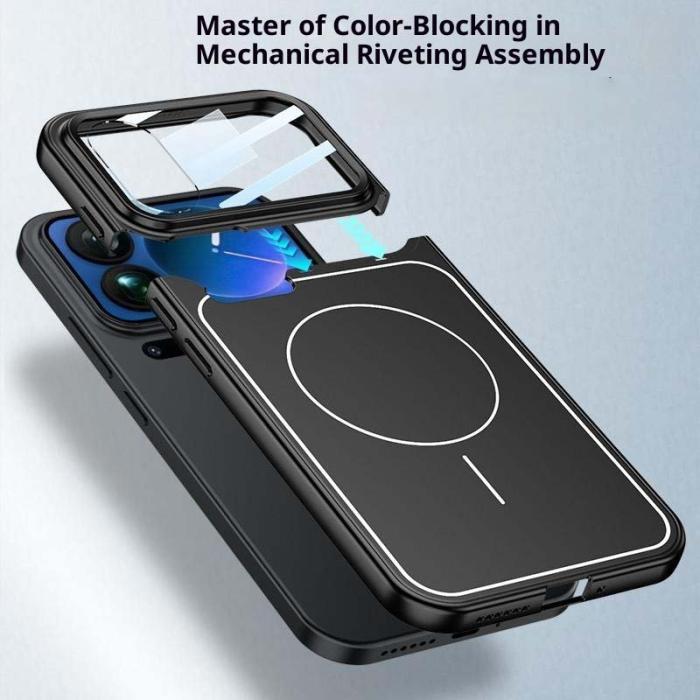 GKK - GKK Xiaomi 17 Pro Max Fodral Äkta läder - Svart