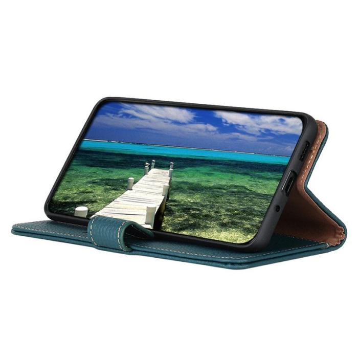 KHAZNEH - KHAZNEH iPhone 17 Pro Max Fodral Äkta läder - Grön