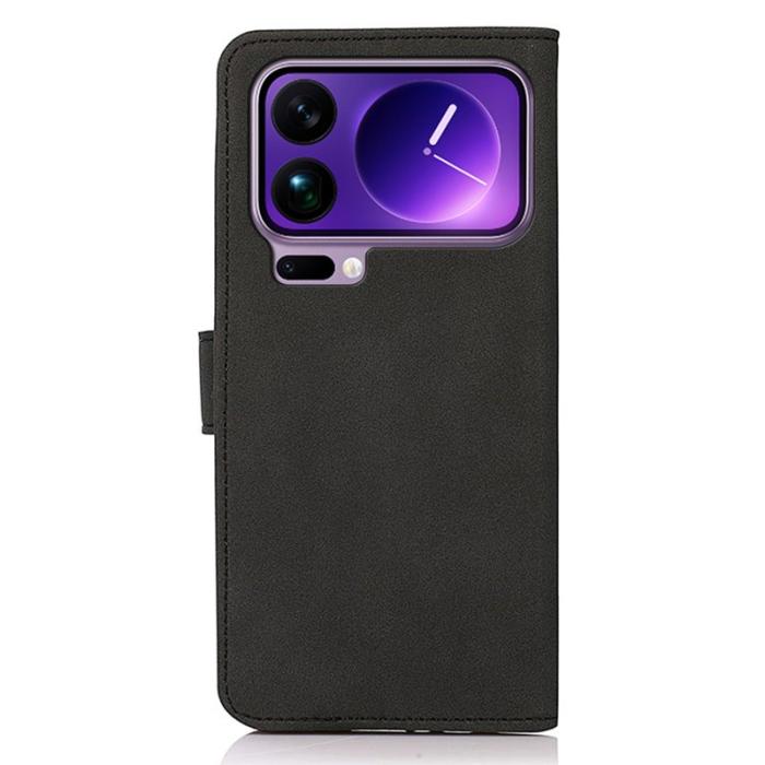 KHAZNEH - KHAZNEH Xiaomi 17 Pro Max Plånboksfodral Anti Scratch Konstläder - Svart