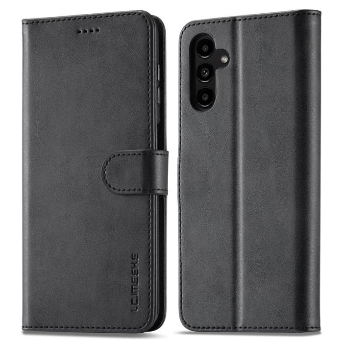 LC.imeeke - LC.IMEEKE Flip Folio Fodral PU Läder - Svart för Samsung Galaxy A13 5G