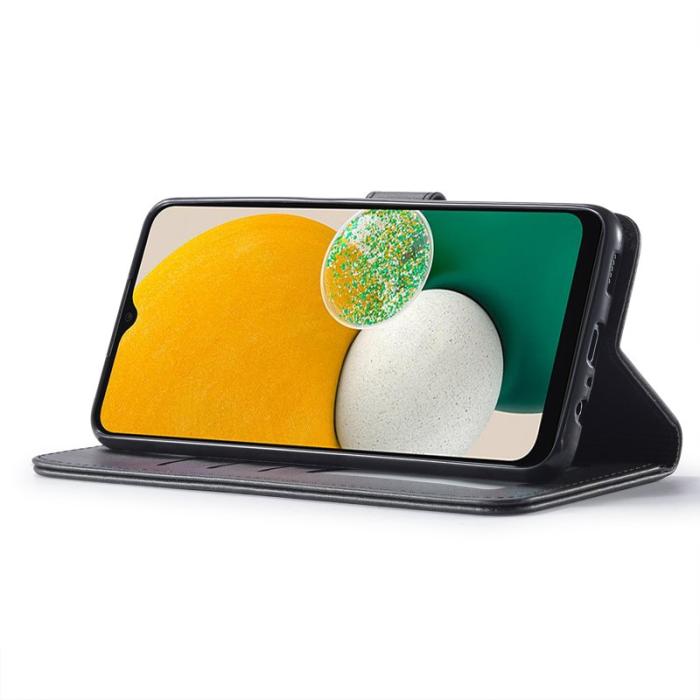 LC.imeeke - LC.IMEEKE Flip Folio Fodral PU Läder - Svart för Samsung Galaxy A13 5G