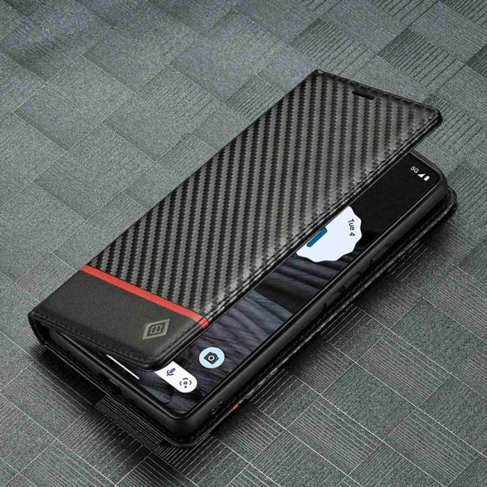 LC.imeeke - LC.IMEEKE för Google Pixel 7 Pro Fodral Äkta läder - Vit