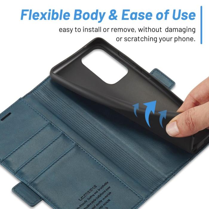 LC.imeeke - LC.IMEEKE för Samsung Galaxy A53 5G Fodral PU Läder - Blå