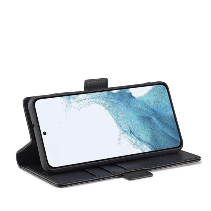 LC.imeeke - LC.IMEEKE för Samsung Galaxy S23+ Fodral PU Läder - Svart