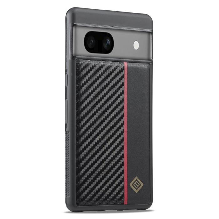 LC.imeeke - LC.IMEEKE Fodral för Google Pixel 7 5G - PU Läder - Svart
