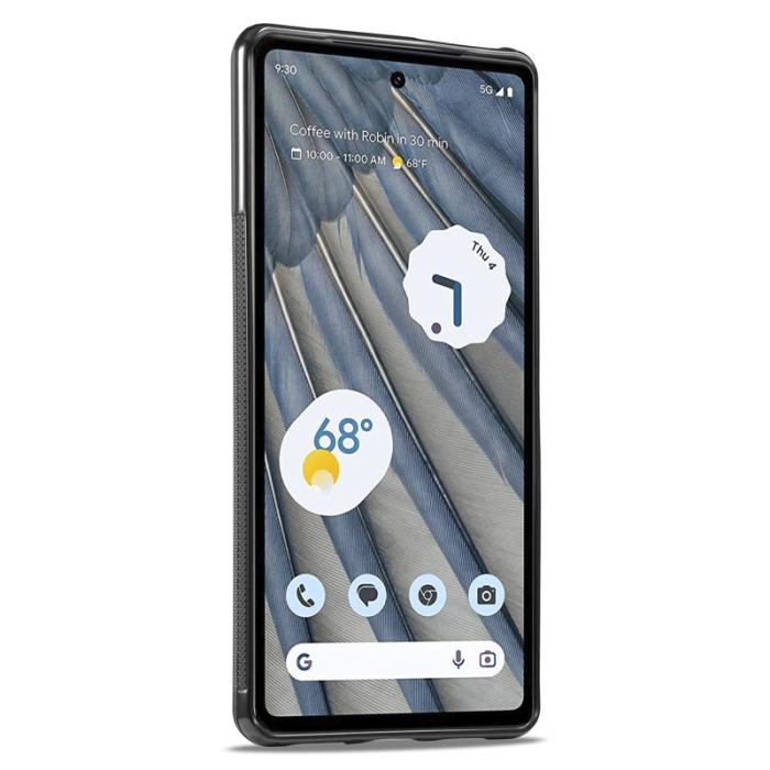 LC.imeeke - LC.IMEEKE Fodral för Google Pixel 7 5G - PU Läder - Svart