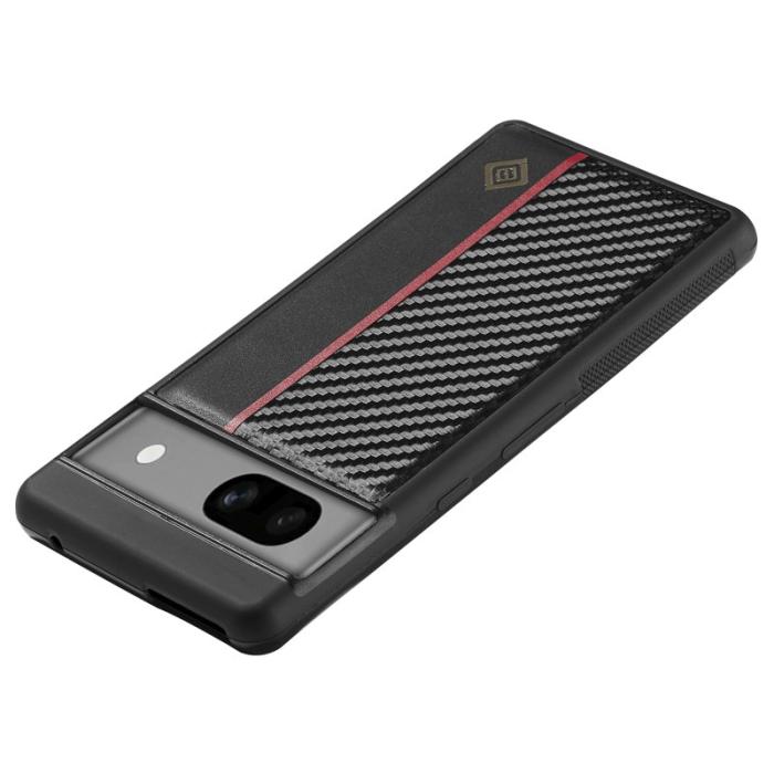 LC.imeeke - LC.IMEEKE Fodral för Google Pixel 7 5G - PU Läder - Svart