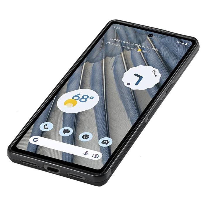 LC.imeeke - LC.IMEEKE Fodral för Google Pixel 7 5G - PU Läder - Svart