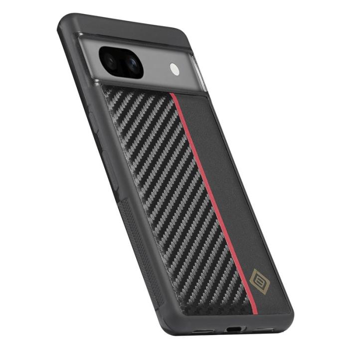 LC.imeeke - LC.IMEEKE Fodral för Google Pixel 7 5G - PU Läder - Svart