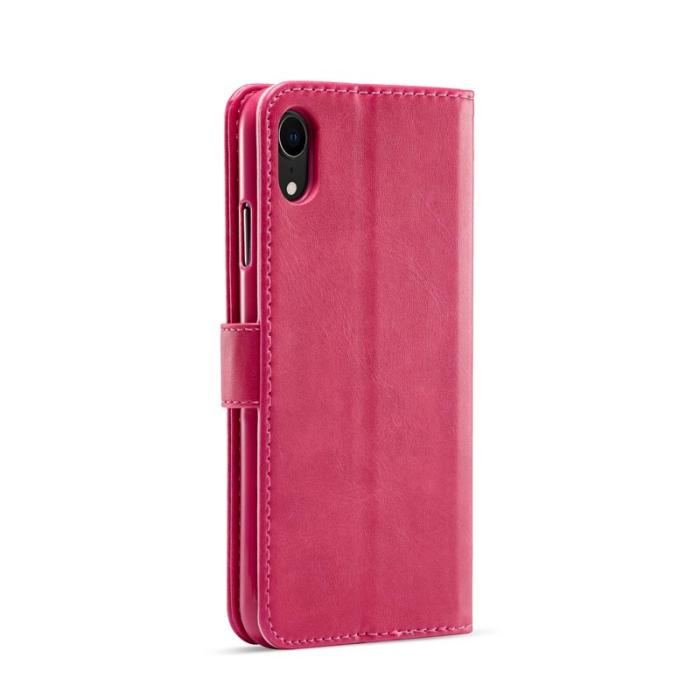 LC.imeeke - LC.IMEEKE Fodral för iPhone XR 6.1 tum - Äkta läder - Rosa