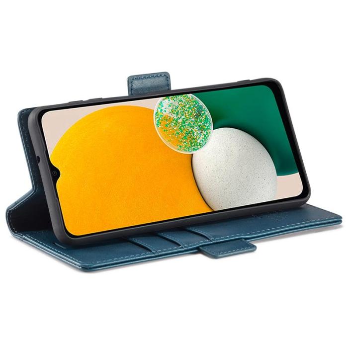 LC.imeeke - LC.IMEEKE Fodral för Samsung Galaxy A13 5G - PU läder - Blå