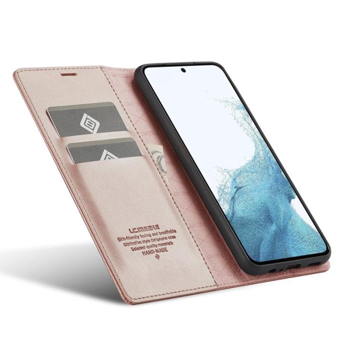 LC.imeeke - LC.IMEEKE Fodral för Samsung Galaxy A14 4G/5G - PU Läder - Pink