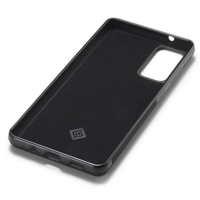 LC.imeeke - LC.IMEEKE Fodral för Samsung Galaxy S20 FE - Äkta läder - Svart