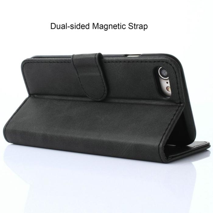 LC.imeeke - LC.IMEEKE Fodral i PU-läder med magnetstängning - Svart