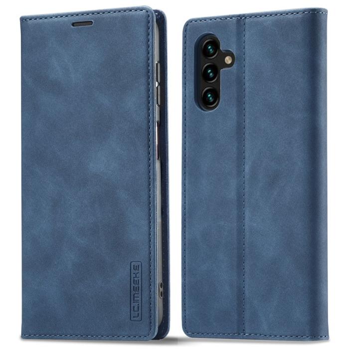 LC.imeeke - LC.IMEEKE Fodral Samsung Galaxy A13 5G - PU Läder - Blå