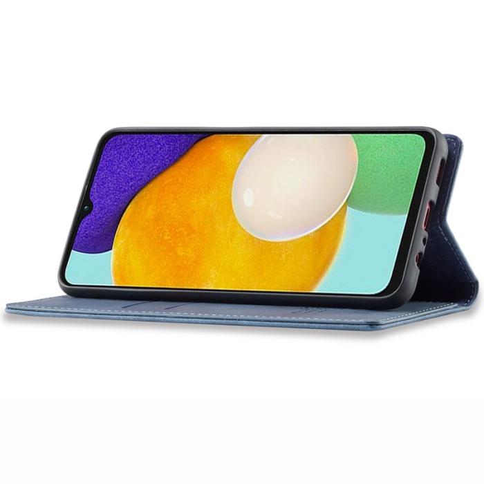 LC.imeeke - LC.IMEEKE Fodral Samsung Galaxy A13 5G - PU Läder - Blå