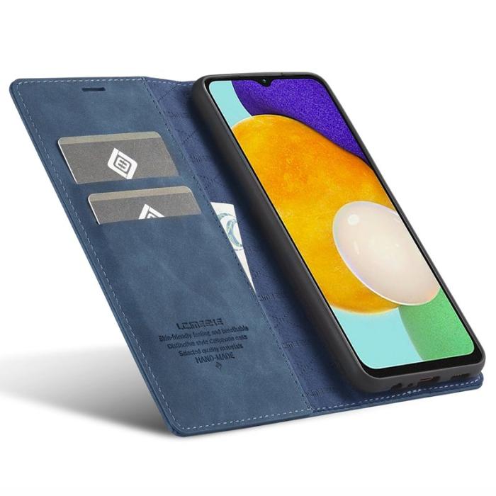 LC.imeeke - LC.IMEEKE Fodral Samsung Galaxy A13 5G - PU Läder - Blå