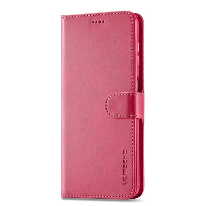 LC.imeeke - LC.IMEEKE Fodral Samsung Galaxy A13 5G PU Läder - Röd