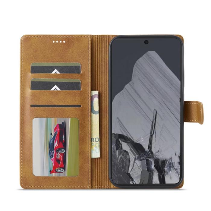 LC.imeeke - LC.IMEEKE Google Pixel 10 Pro XL Fodral PU Läder - Gul