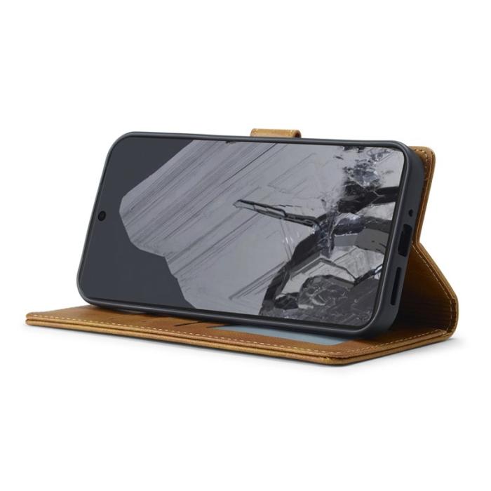 LC.imeeke - LC.IMEEKE Google Pixel 10 Pro XL Fodral PU Läder - Gul