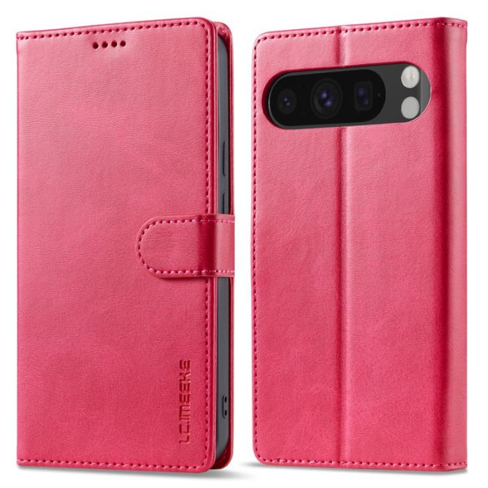 LC.imeeke - LC.IMEEKE Google Pixel 10 Pro XL Fodral PU Läder - Rosa