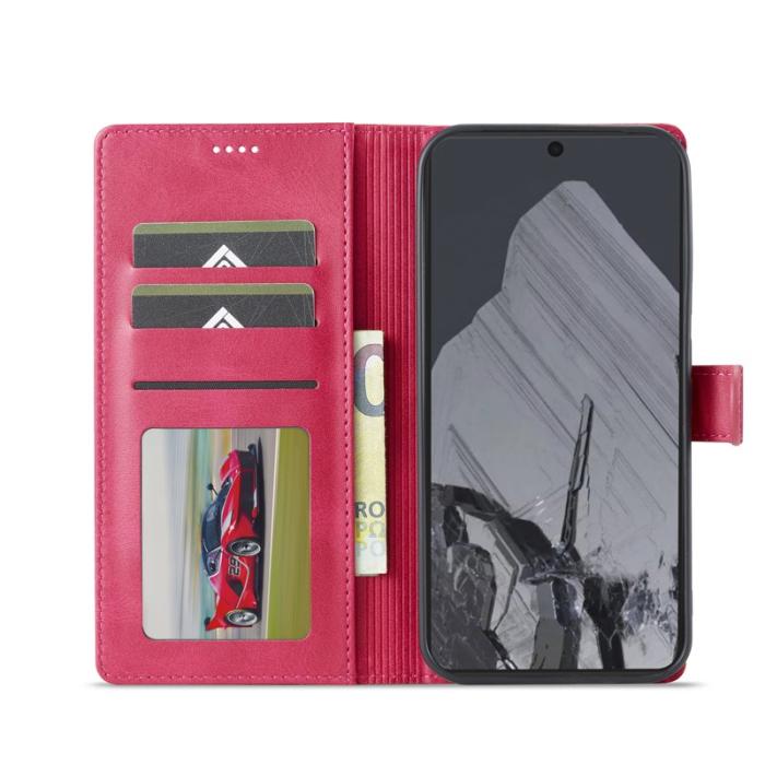 LC.imeeke - LC.IMEEKE Google Pixel 10 Pro XL Fodral PU Läder - Rosa