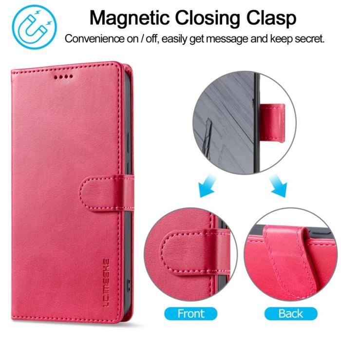 LC.imeeke - LC.IMEEKE Google Pixel 10 Pro XL Fodral PU Läder - Rosa