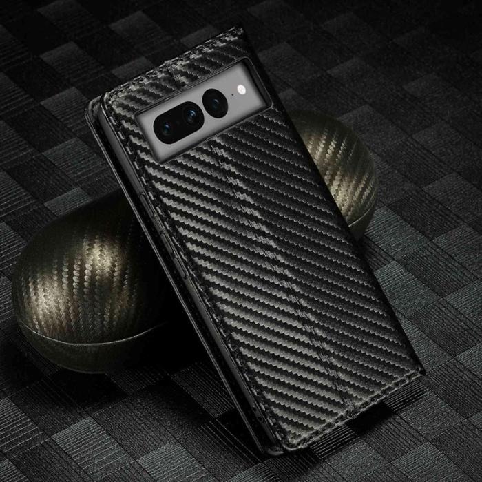 LC.imeeke - LC.IMEEKE Google Pixel 7 Pro Fodral Äkta läder - Vit